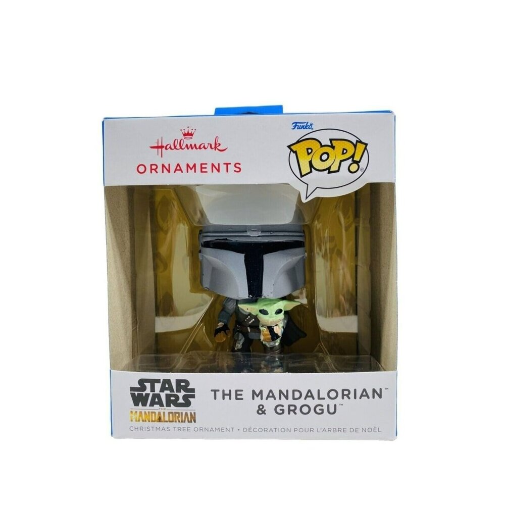Hallmark Funko POP! Star Wars The Mandalorian & Grogu Christmas Ornament